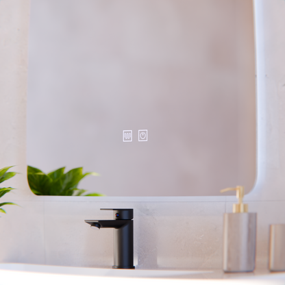 Touch Alexandra Specchio LED, Sistema Demister 45X60cm Korman Mirrors E Titolo predefinito Alessandro Design