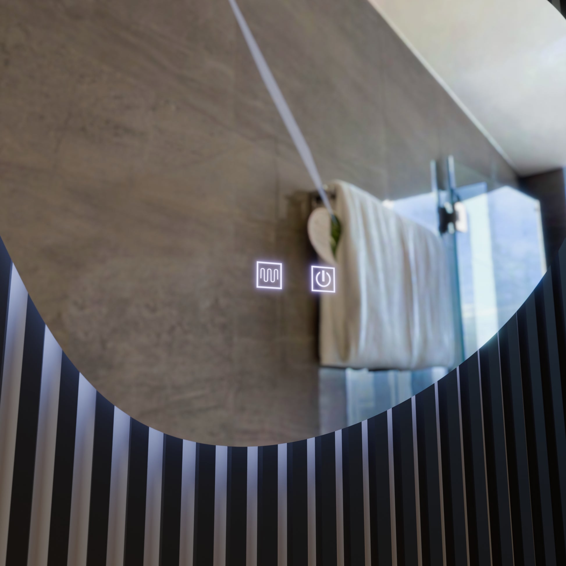 Specchio LED Touch Avonita Demist System 87X70cm, E83S/87X70 Specchi Korman E Titolo predefinito Alessandro Design
