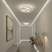 KOMPACTO Lampadario LED 47W, 3 Cerchi, Luce Fredda/Calda/Neutra, Lampadari LED Bianchi Titolo predefinito Alessandro Design