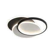 Lampadario a LED con telecomando CHIARA 67W, 3 Cerchi, Luce Fredda/Calda/Neutra, Dimmerabile, Nero Lampadari a LED con telecomando Titolo predefinito Alessandro Design