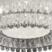 Lustra LED cu Telecomanda, LLC153/500CH, Cristal si Metal, 59W, 1 Cerc, Dimabila, Inaltime Reglabila, Lumina Rece/Calda/Neutra, Iluminat Luxos Lustre LED cu Telecomanda Default Title Alessandro Design