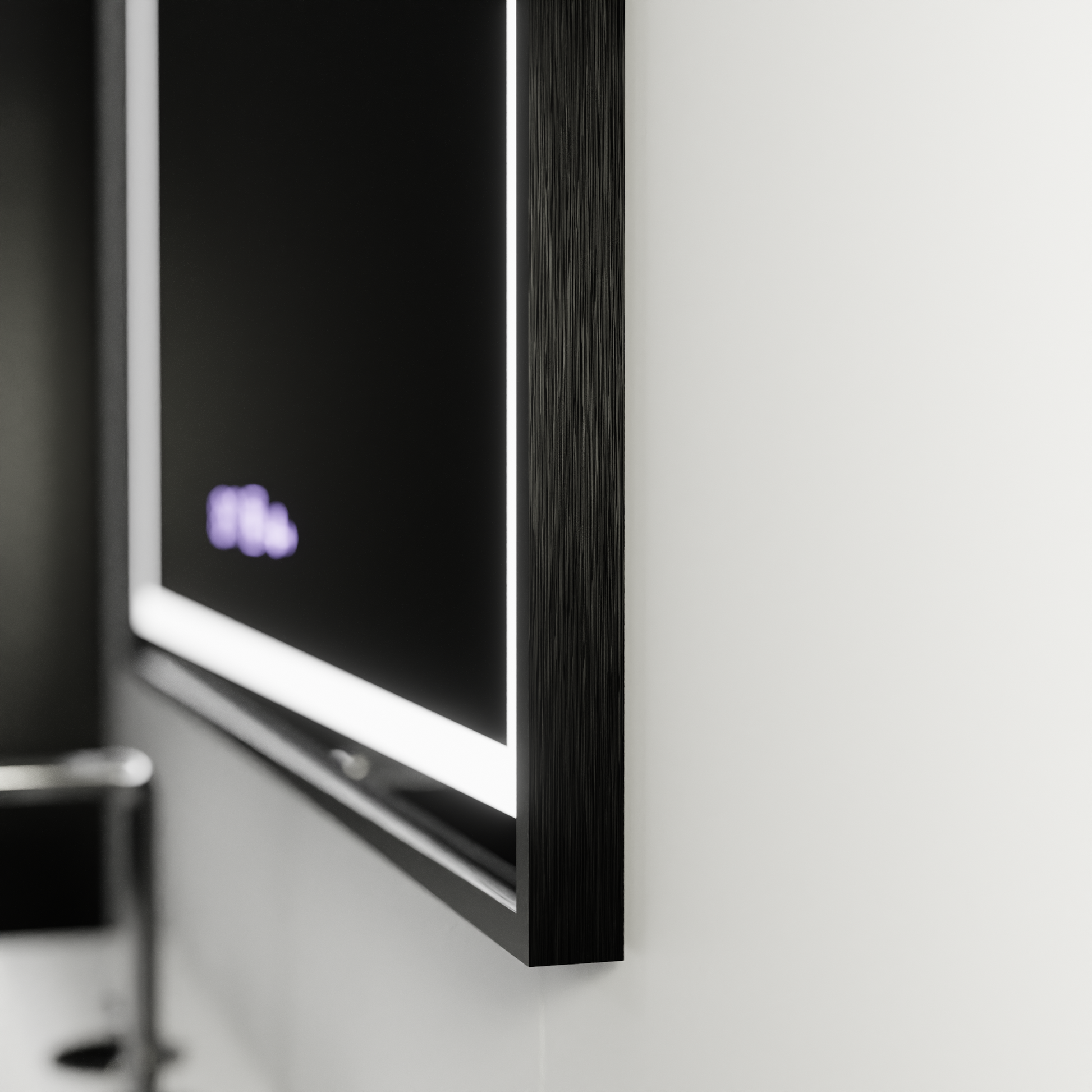 Oglinda LED Rectangulara, 120x80cm, Verite Majeste Noir Motion Glow Marcello, Sistem Dezaburire, Ceas & Termometru, Dimabila Oglinzi Marcello Default Title Alessandro Design
