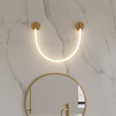 Aplica LED de Perete, 110cm, 3000K/4000K/6000K, Auriu