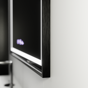 Oglinda LED Rectangulara, 80x60cm, Verite Majeste Noir Motion Glow Marcello, Sistem Dezaburire, Ceas & Termometru, Dimabila Oglinzi Marcello Default Title Alessandro Design