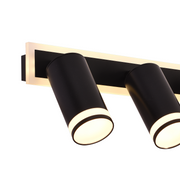 Lampadario LED Ellen 46W Luce Fredda/Calda/Neutra Proiettore Regolabile Lampadari LED in Acrilico e Metallo Nero Titolo predefinito Alessandro Design