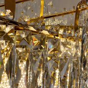 Lampadario di cristallo TOPKAPI Eleganza 8x E14, diametro 49 cm, oro lucido, altezza regolabile Lampadari di cristallo Titolo predefinito Alessandro Design