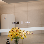 Specchio rettangolare a LED, 80x60 cm, Verite MotionGlow Marcello, sistema antiappannamento, orologio e termometro, specchi dimmerabili Marcello Titolo predefinito Alessandro Design