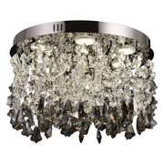 Candelabru LED Cristal LLC212/400BU Rotund, 22W, Lumina Rece/Calda/Neutra, Cristale, Crom Lucios Candelabre Cristal Default Title Alessandro Design