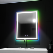Specchio Rettangolare LED 60X80cm, Spectrum Touch, RGB, Sistema Disappannante Specchi Korman E Titolo predefinito Alessandro Design