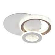 Lampadario LED NYXORA 44W, 3 Cerchi, Luce Fredda/Calda/Neutra, Lampadari LED Bianchi Titolo predefinito Alessandro Design