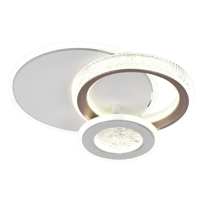 Lampadario LED NYXORA 44W, 3 Cerchi, Luce Fredda/Calda/Neutra, Lampadari LED Bianchi Titolo predefinito Alessandro Design