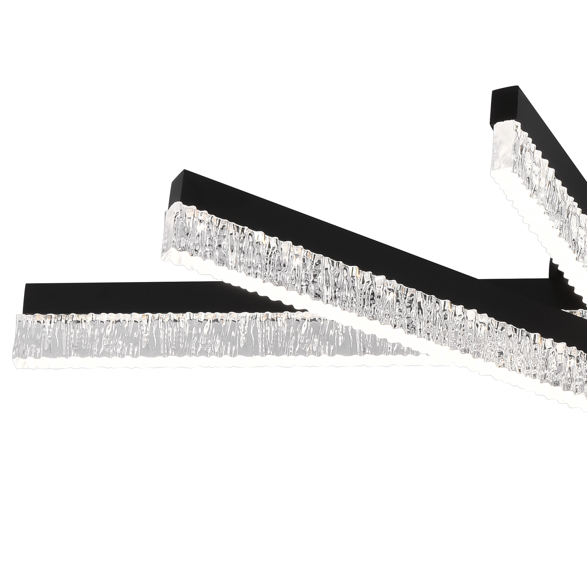 Lustra LED cu Telecomanda LT179/5BK, 68W, 5 Elemente, Lumina Rece/Clada/Neutra, Dimabila, Negru Lustre LED cu Telecomanda Default Title Alessandro Design