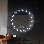 Specchio Touch Ivory LED, Sistema Demister, Diametro 60cm, Luce Fredda 6000K Korman Mirrors E Titolo predefinito Alessandro Design