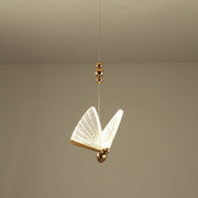 Lampada a sospensione LED a farfalla in acrilico 9W, luce calda/neutra/fredda 3000K/4000K/6000K, oro, metallo e acrilico, lampadari a LED regolabili in altezza Titolo predefinito Alessandro Design