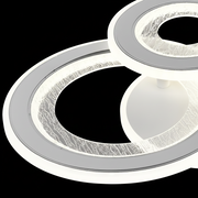 Lampadario LED 53W, 3 Cerchi, Luce Fredda/Calda/Neutra, Lampadari LED Bianchi Titolo predefinito Alessandro Design