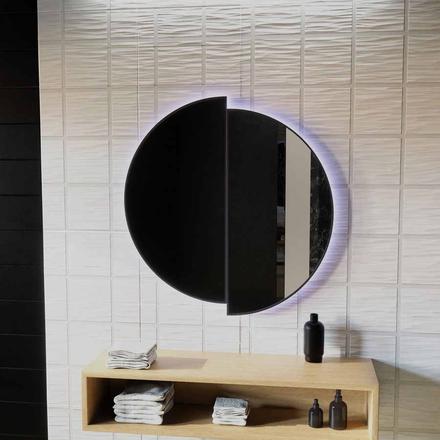 LED Touch Mariah Mirror Demist System 60X60cm Specchi Korman E Titolo predefinito Alessandro Design