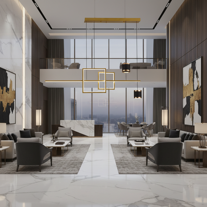 Lampadario a sospensione LED con telecomando DENISSE 81W, Luce Fredda/Calda/Neutra, Dimmerabile, Oro, Altezza regolabile, 2233/4GD Lampadari a LED con telecomando Titolo predefinito Alessandro Design