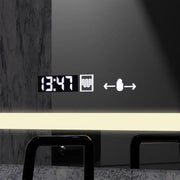 Oglinda LED Rectangulara, 80x60cm, Definition MotionGlow Marcello, Sistem Dezaburire, Ceas & Termometru, Lupa Cosmetica, Dimabila Oglinzi Marcello Default Title Alessandro Design