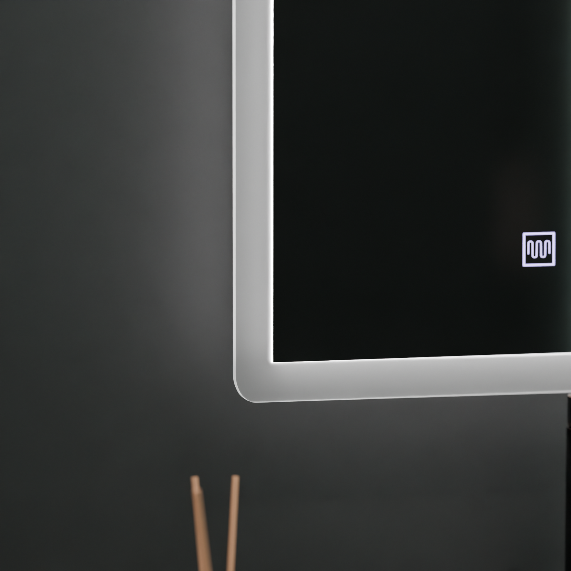 Specchio LED rettangolare, 80x60cm, Touch VENERA, Sistema Demister, Specchi Dimmerabili Korman E Titolo predefinito Alessandro Design
