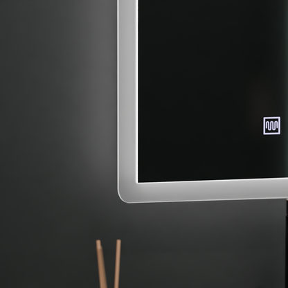 Specchio LED rettangolare, 80x60cm, Touch VENERA, Sistema Demister, Specchi Dimmerabili Korman E Titolo predefinito Alessandro Design