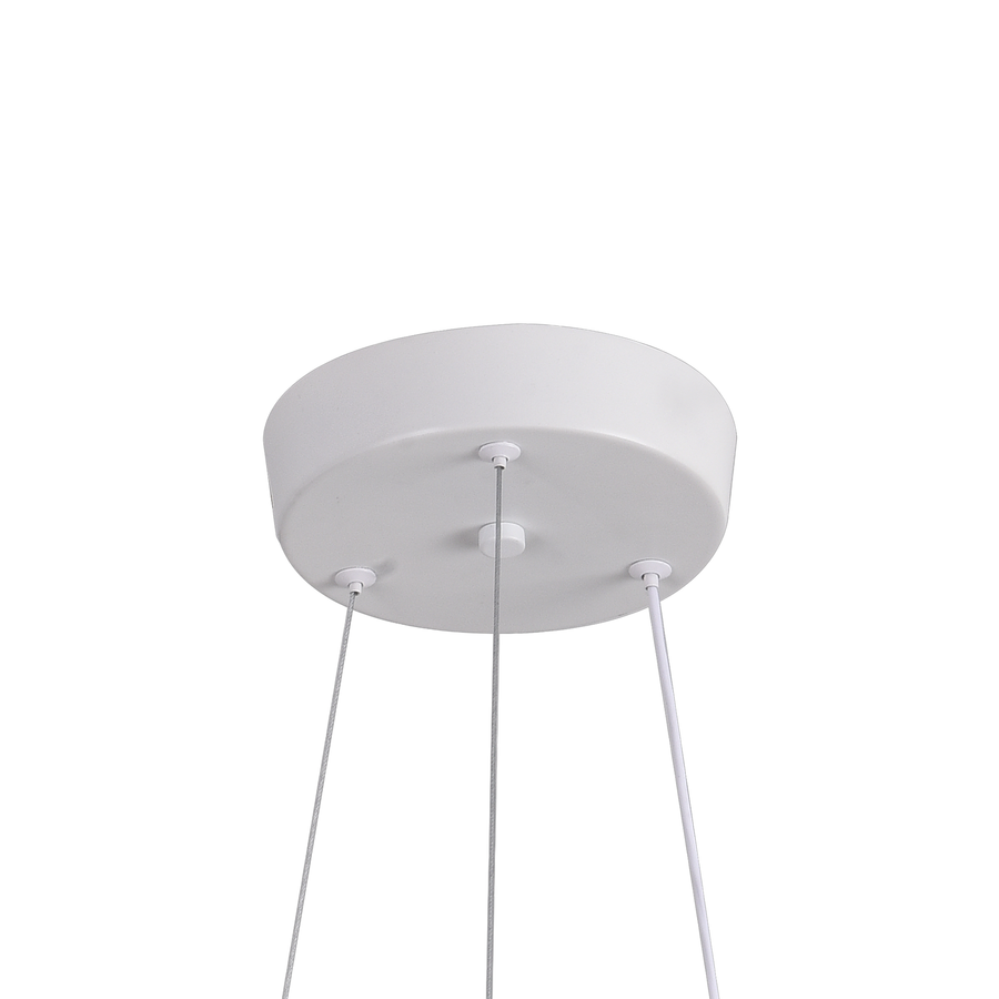 Lustra LED cu Telecomanda LT187WH, Cristal si Metal, 52W, Dimabila, Inaltime Reglabila, lumina Rece/Calda/Neutra, Iluminat Luxos Lustre LED cu Telecomanda Default Title Alessandro Design