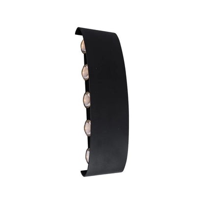 Fantas Lampada da Parete a LED per Interni/Esterni, 10 Sorgenti x 1W, IP65, Nero, 3000K Lampada da Parete per Esterno Titolo predefinito Alessandro Design