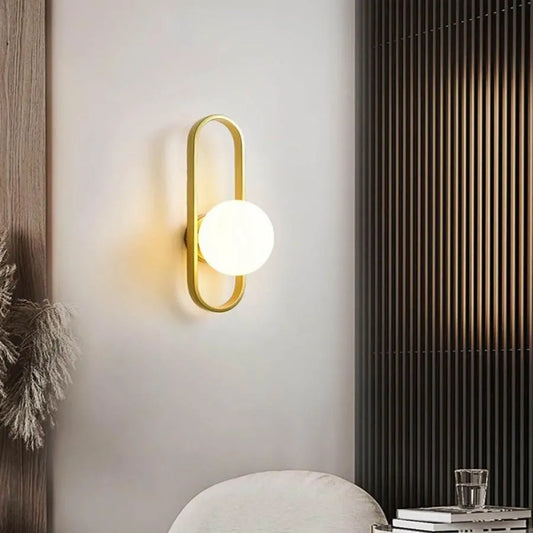 Lampada da parete Amena 1x E14 Bianco Oro Lampada da parete per interni Titolo predefinito Alessandro Design