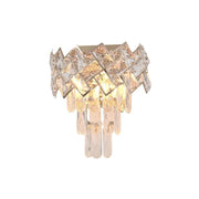 WINDSOR Lampada da parete Cristal, 2x E14, Oro Lampada da parete per interni Titolo predefinito Alessandro Design