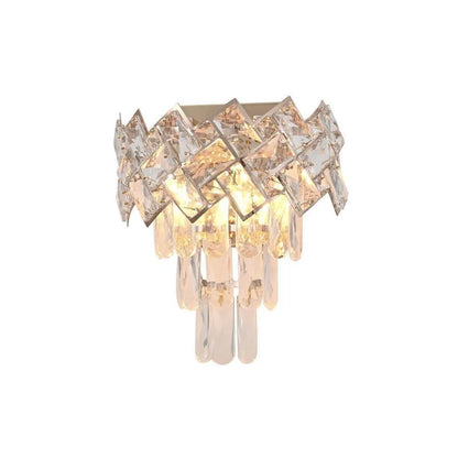 WINDSOR Lampada da parete Cristal, 2x E14, Oro Lampada da parete per interni Titolo predefinito Alessandro Design