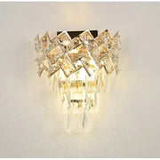 WINDSOR Lampada da parete Cristal, 2x E14, Oro Lampada da parete per interni Titolo predefinito Alessandro Design