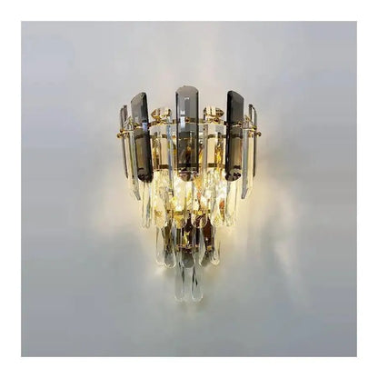 Lampada da parete Cristal Mayra 2x E14 Oro Lampada da parete per interni Titolo predefinito Alessandro Design