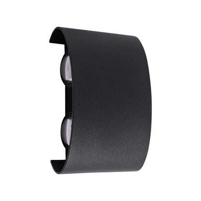 Applique LED da Esterno e Interno, 4 Sorgenti x 1W, IP65, ABS, Nero, 3000K Applique da Esterno Titolo predefinito Alessandro Design