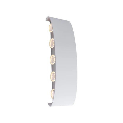 Aplica LED Fantas Interior/Exterior, 10 Surse x 1W, IP65, Alb, 3000K