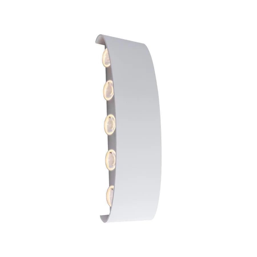 Aplica LED Fantas Interior/Exterior, 10 Surse x 1W, IP65, Alb, 3000K