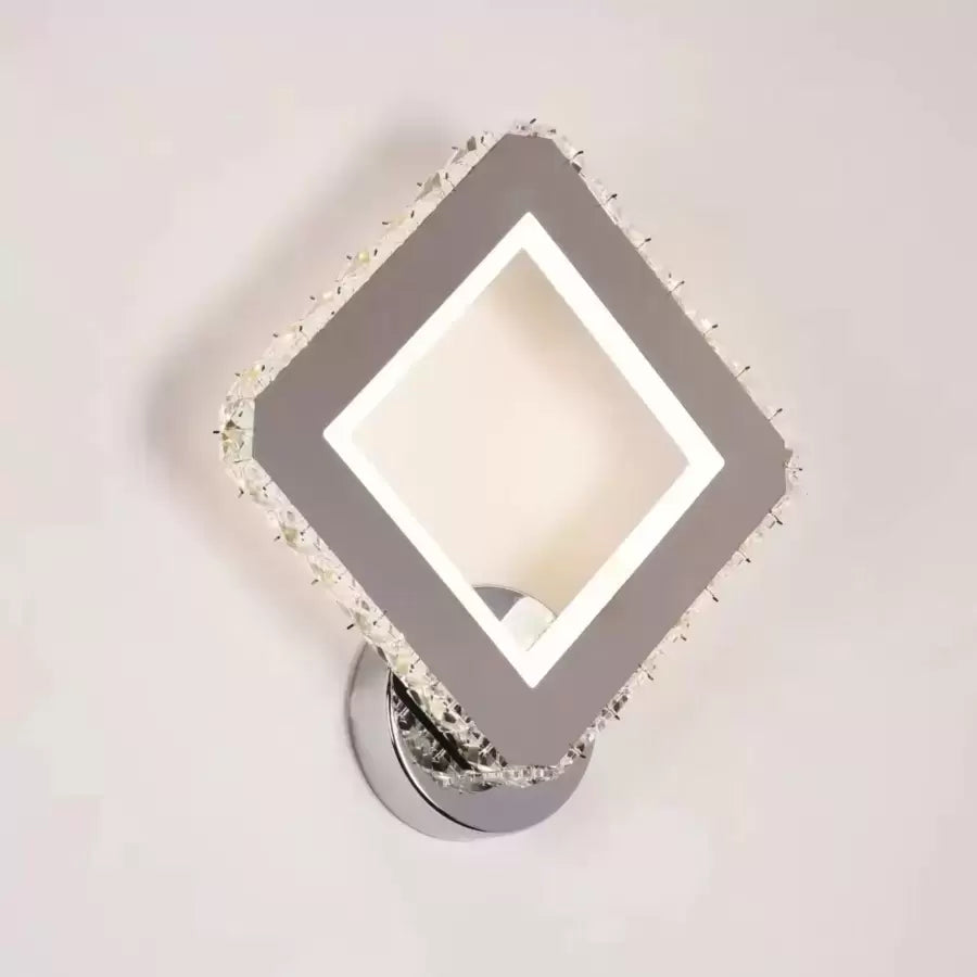 Aplica LED Cristal Santana 34W Argintiu Aplice de Interior Default Title Alessandro Design