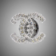 Lampada da parete a LED in cristallo YANIRA 28W, luce fredda/calda/neutra, cromo lucido LED cristallo Titolo predefinito Alessandro Design