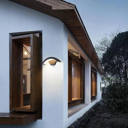 Lampada da parete per esterno LED Harera, 12W, Metallo, Nero Lampade da parete per esterno Titolo predefinito Alessandro Design