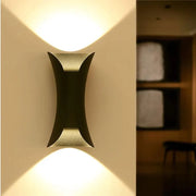 Lampada da parete per esterno LED Heba, 10W IP65, Metallo, Nero Lampade da parete per esterno Titolo predefinito Alessandro Design
