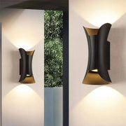 Lampada da parete per esterno LED Heba, 10W IP65, Metallo, Nero Lampade da parete per esterno Titolo predefinito Alessandro Design