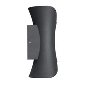 Lampada da parete per esterno LED Heba, 10W IP65, Metallo, Nero Lampade da parete per esterno Titolo predefinito Alessandro Design