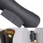 Lampada da parete per esterno LED Heba, 10W IP65, Metallo, Nero Lampade da parete per esterno Titolo predefinito Alessandro Design
