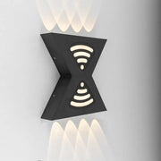 Lampada da parete per esterno a LED Retelis, 12W, Metallo, Nero Lampada da parete per esterno Titolo predefinito Alessandro Design