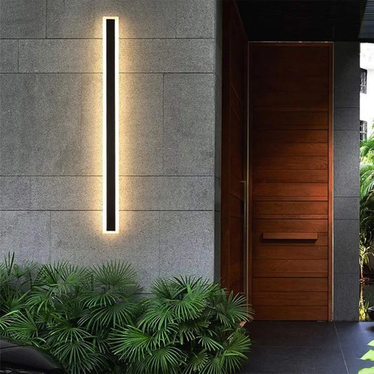 Lampada da parete per esterno Salma, 12W, IP65, Metallo, Nero Lampada da parete per esterno Titolo predefinito Alessandro Design