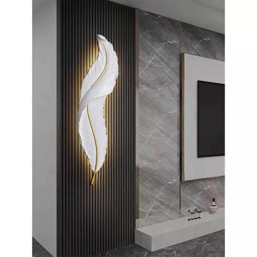 Lampada da parete Esther LED, forma a cuneo, 36W, 87cm Lampada da parete per interni Bianco/Oro Titolo predefinito Alessandro Design