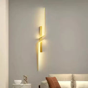 Lampada da parete a LED Gavin 18W Bianco Oro Applique per interni Titolo predefinito Alessandro Design