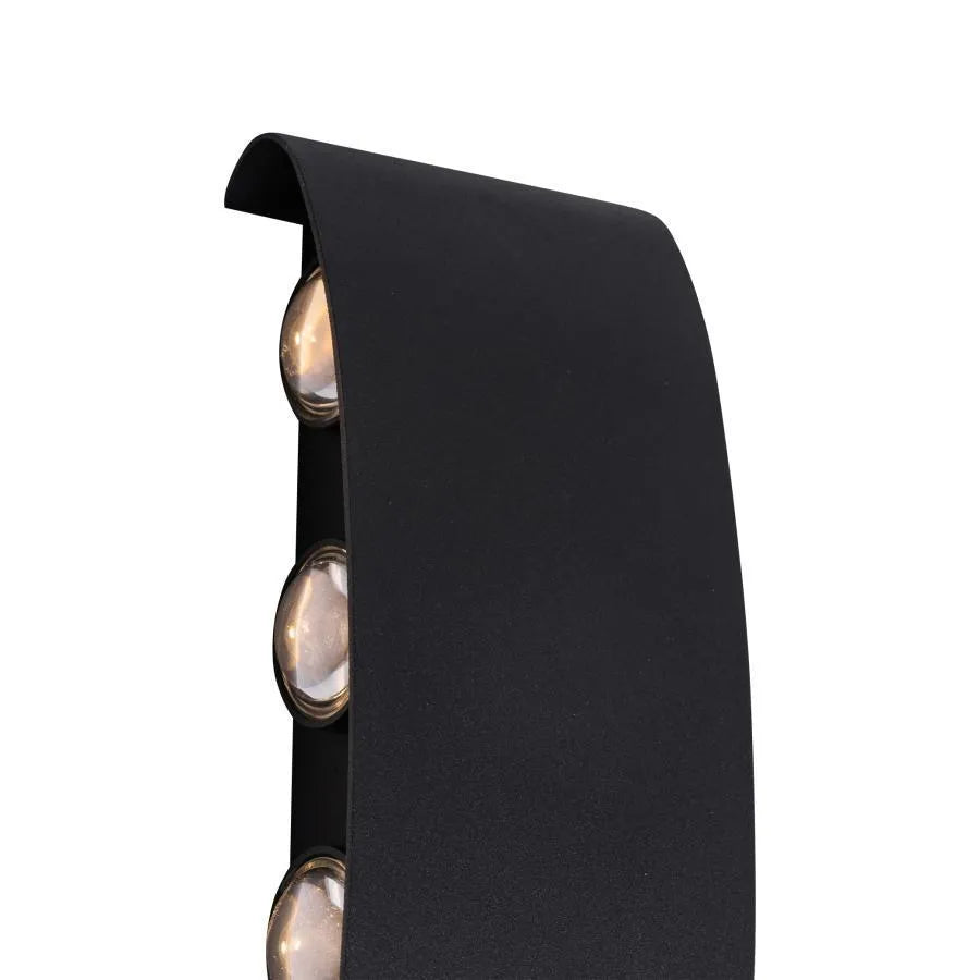 Fantas Aplica LED de Exterior si Interior, 8 Surse x 1W, IP65, Metalic, Negru, 3000K Aplice de Exterior Default Title Alessandro Design