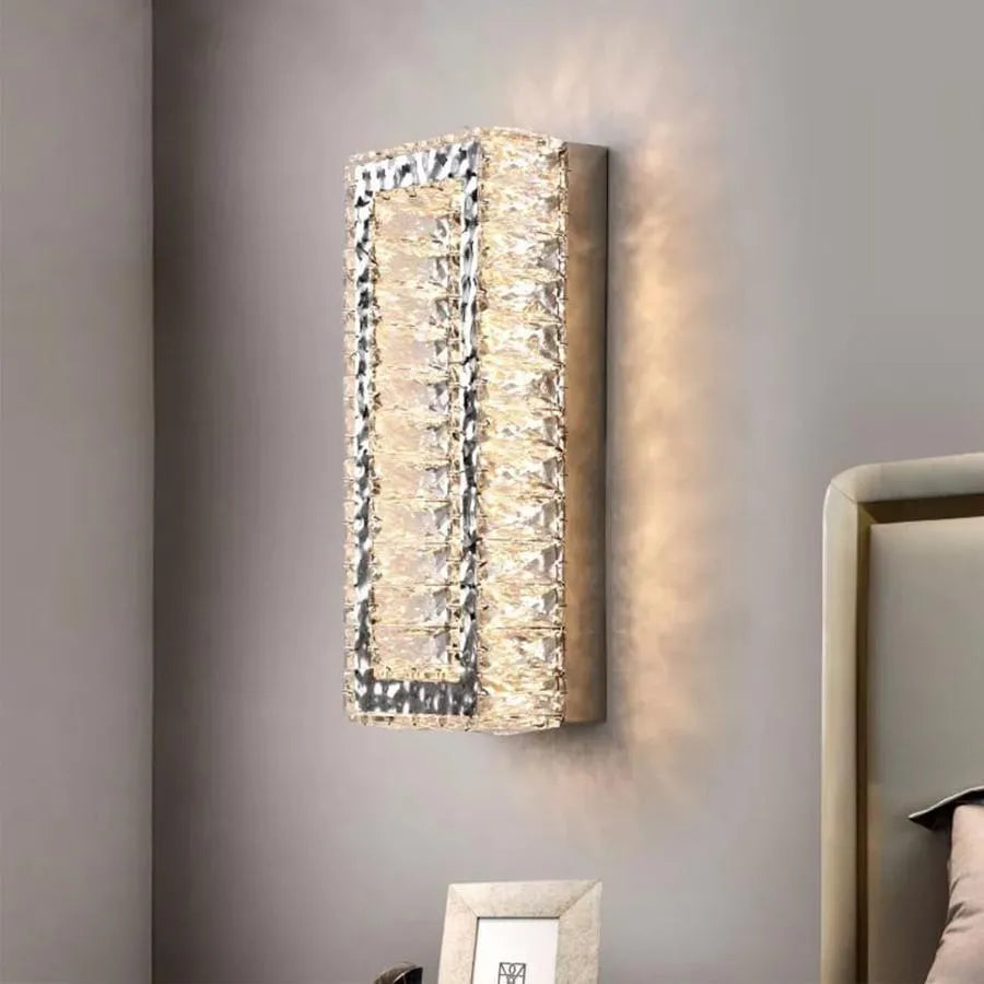 Lampada da parete Crystal Mefisto LED 24W Argento Lampade da parete per interni Titolo predefinito Alessandro Design