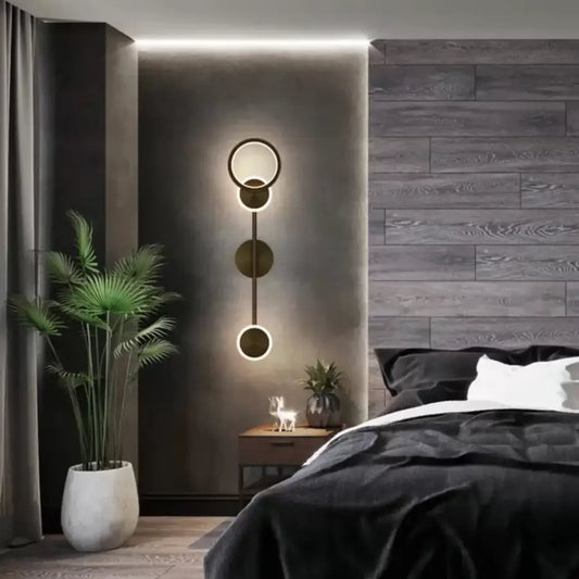 Lampada da parete a LED Rilenetto 24W Nero Lampade da parete per interni Titolo predefinito Alessandro Design