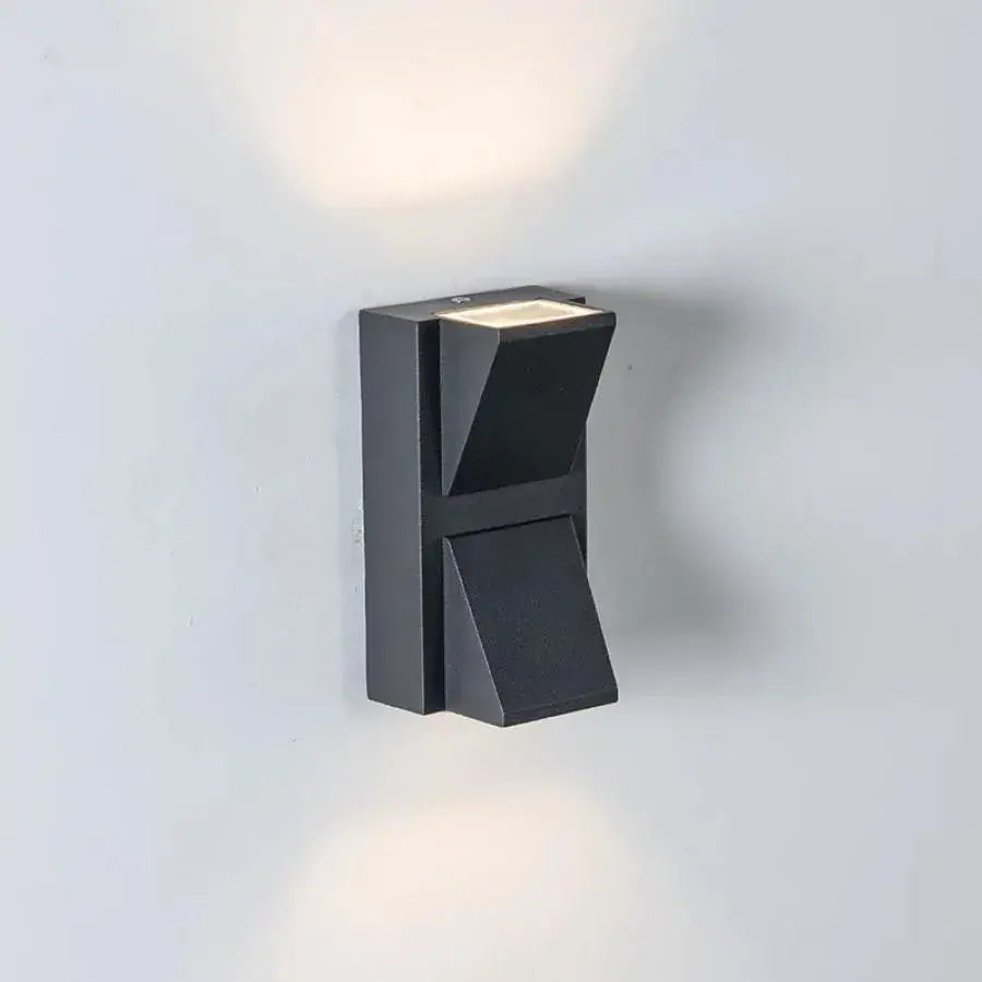 Lampada da parete a LED per esterni Scarlet, 6W, nero, metallo, IP65, 3000K Lampada da parete per esterni Titolo predefinito Alessandro Design