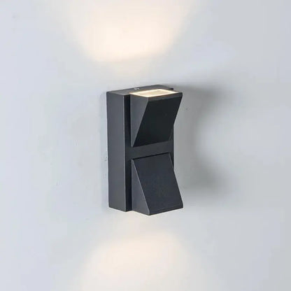 Lampada da parete a LED per esterni Scarlet, 6W, nero, metallo, IP65, 3000K Lampada da parete per esterni Titolo predefinito Alessandro Design